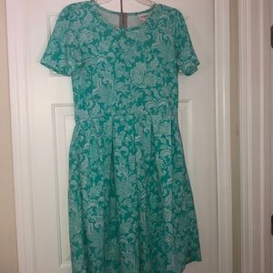 Lularoe Amelia XL Mint Green Dress